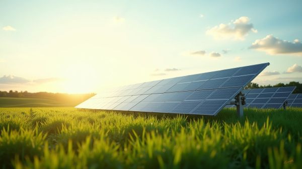 Puiser de l'énergie renouvelable avec des panneaux solaires photovoltaïques